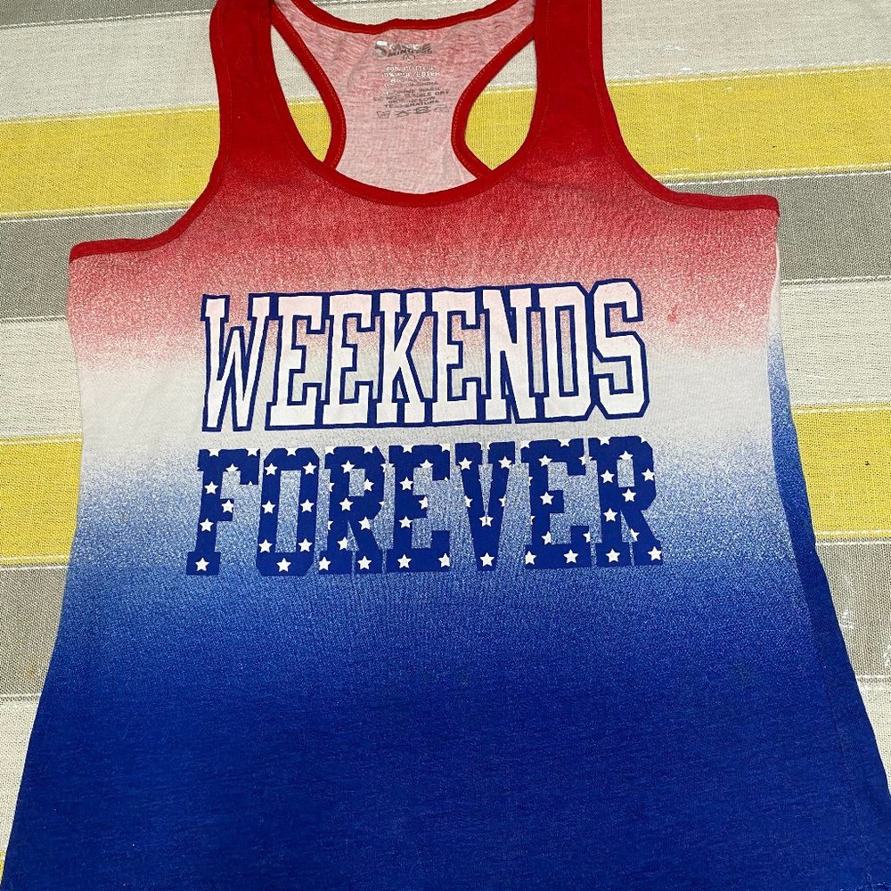 Red/White/Blue Tank Top Size L